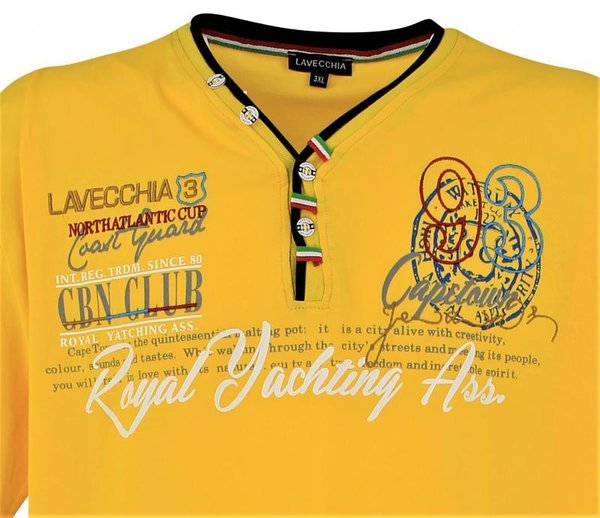 T-Shirt V-Neck (gelb)