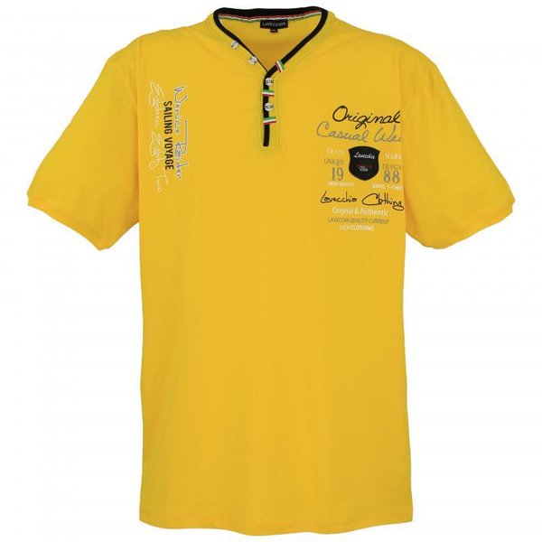 T-Shirt V-Neck (gelb)