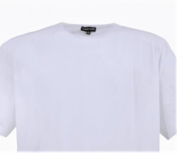 Uni-T-Shirt rundhals (weiß)