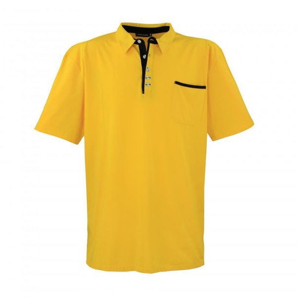 Polo - Shirt kurzarm mit Brusttasche (gelb)