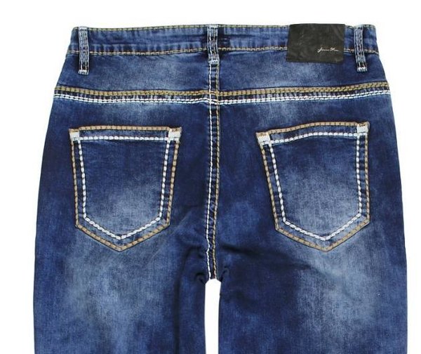 Jeans - blau - Stoneblue - Ziernähte