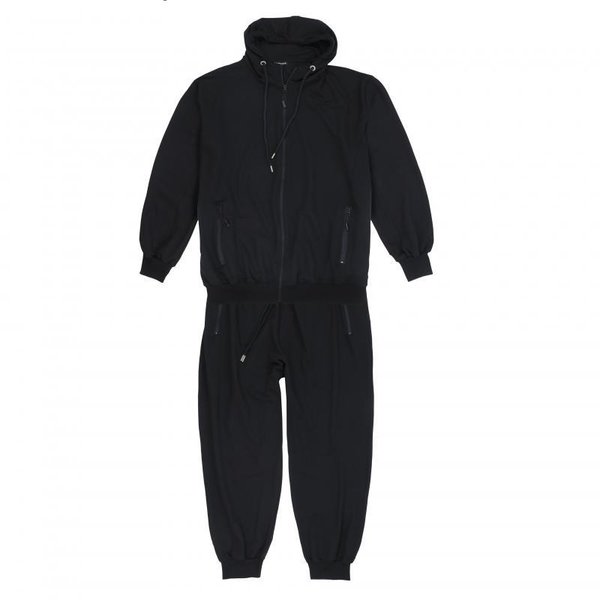 bequeme Jogging-Anzug Trainingsanzug - black